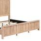 Belle Furnishings Proximity Place King Panel Bed in Barley Buff, , large