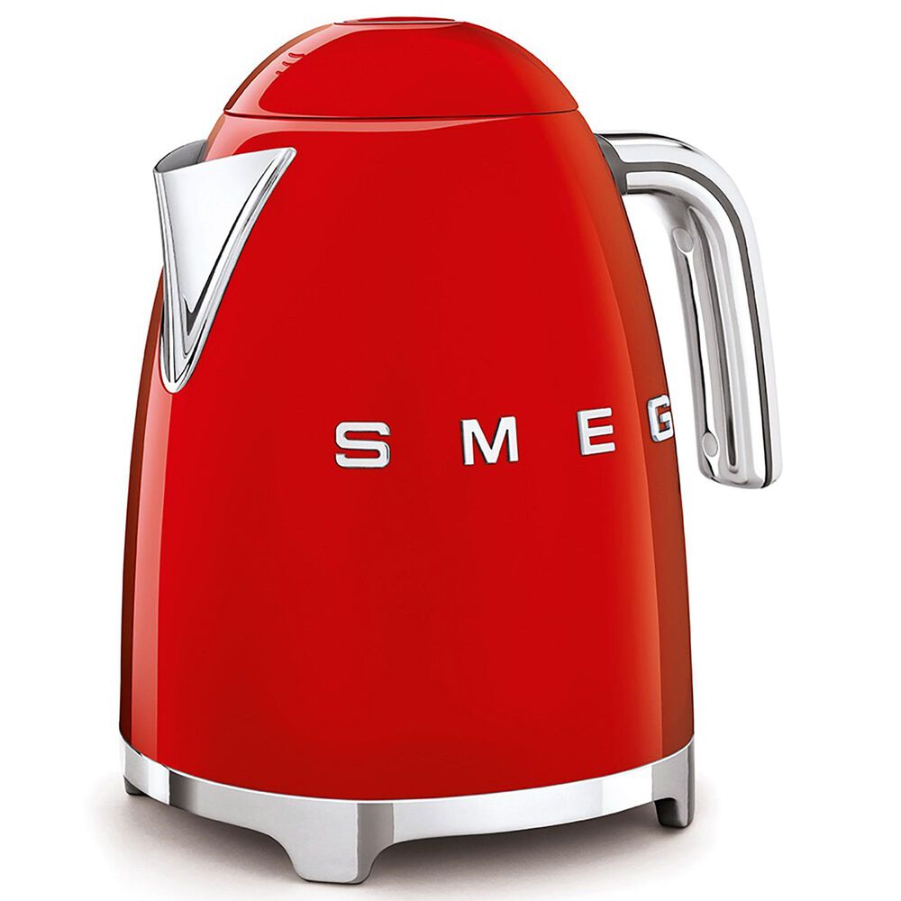 SMEG 7-Cup Stainless Steel Retro Style Electric Kettle in Red, , large