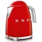 SMEG 7-Cup Stainless Steel Retro Style Electric Kettle in Red, , large