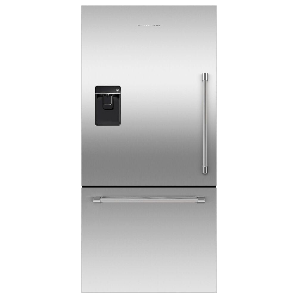 Fisher and Paykel 32" Freestanding Bottom Freezer Refrigerator with Left Hinge in Stainless Steel, , large