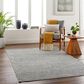 Surya Reika Cream, Light Slate and Medium Gray 10" x 14" Indoor/Outdoor Area Rug, , large