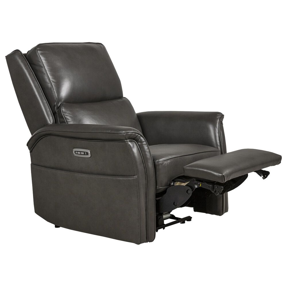 Sienna Designs Leather Power Recliner in Charcoal, , large