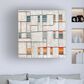 Timberlake Rainbow Shutters 24" x 24" Canvas Art in White/Gray/Blue, , large