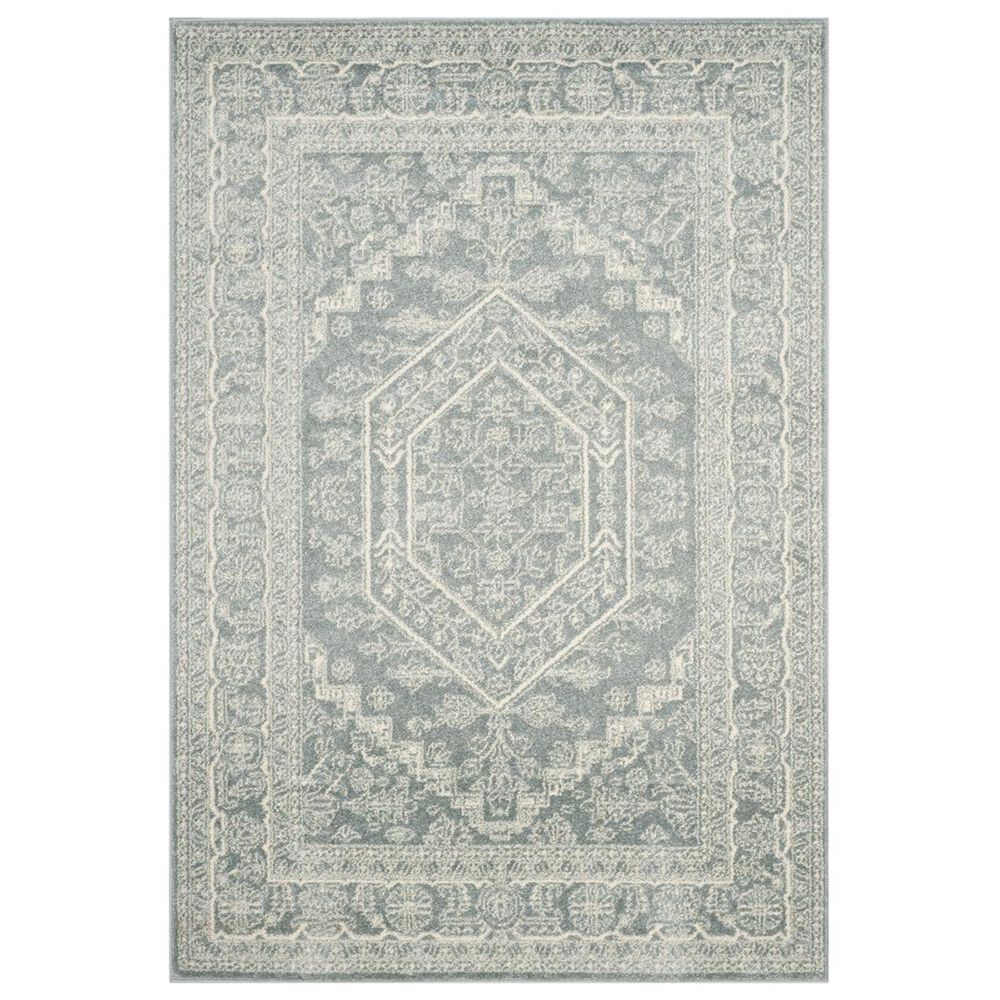 Safavieh Adirondack ADR108T-5 5&#39;1&quot; x 7&#39;6&quot; Slate/Ivory Area Rug, , large