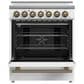 Forno Paolo 30" Freestanding Electric Range in White, , large