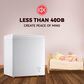 HOMLUX 5 Cu. Ft. Chest Freezer with Adjustable Thermostat in White, , large