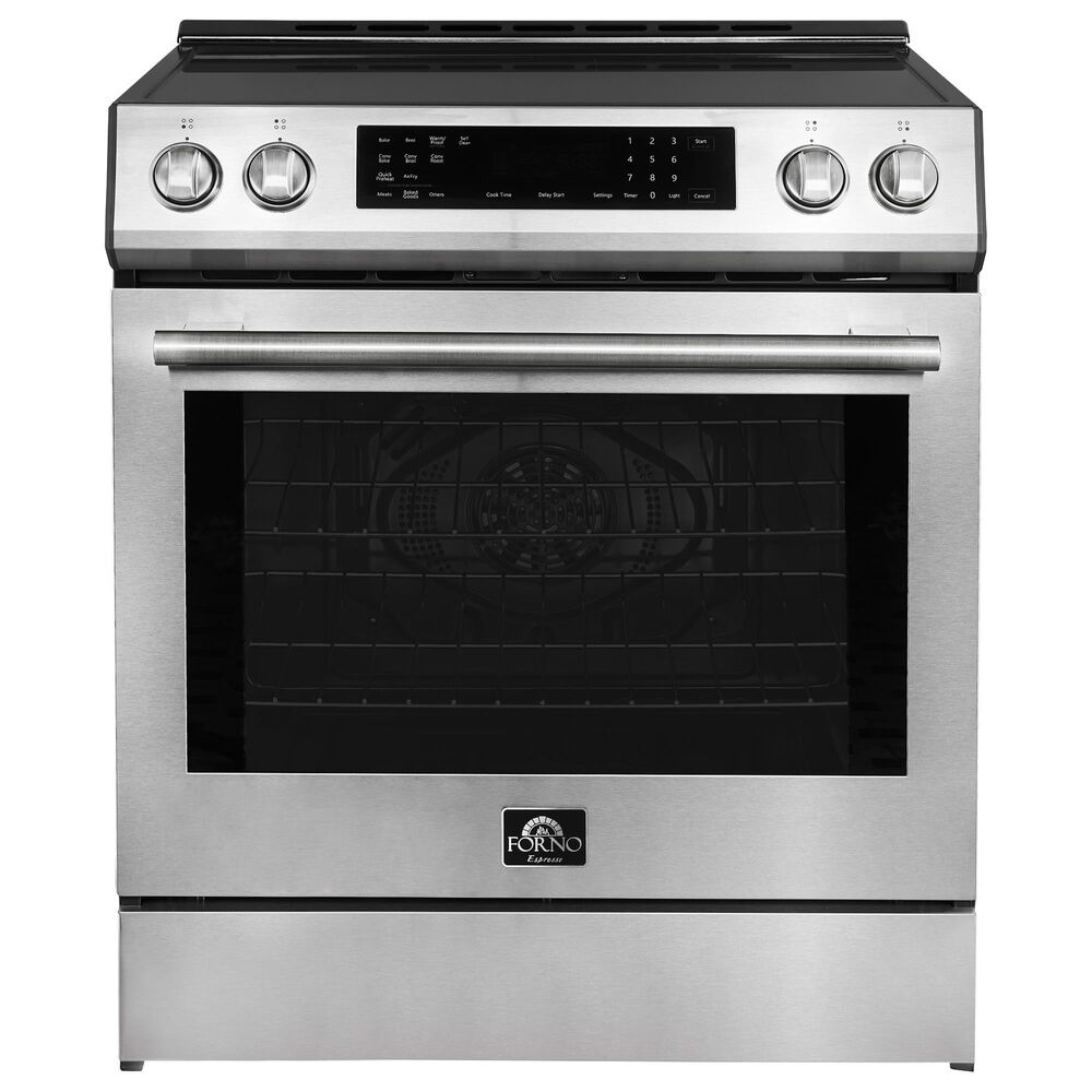 Forno Donatello 30" Slide-In Induction Range in Stainless Steel, , large
