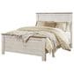 Ashley Willowton 4 Piece King Bedroom Set in Whitewash, , large
