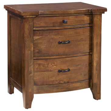 Napa Furniture Design Whistler Retreat 3-Drawer Nightstand in Dark Mango, , large