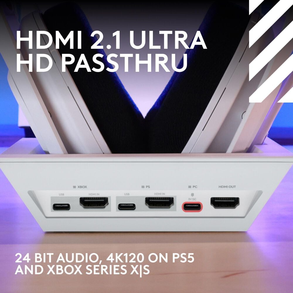 Logitech Astro A50 X LIGHTSPEED Wireless Gaming Headset and Base Station in White, , large