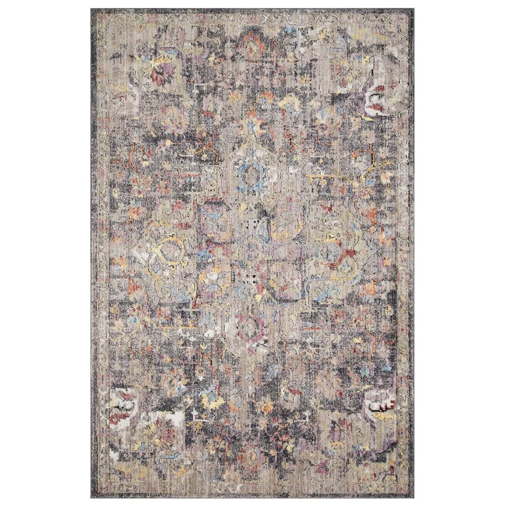 Loloi Medusa MED-06 2"4" x 4" Charcoal and Fiesta Scatter Rug, , large