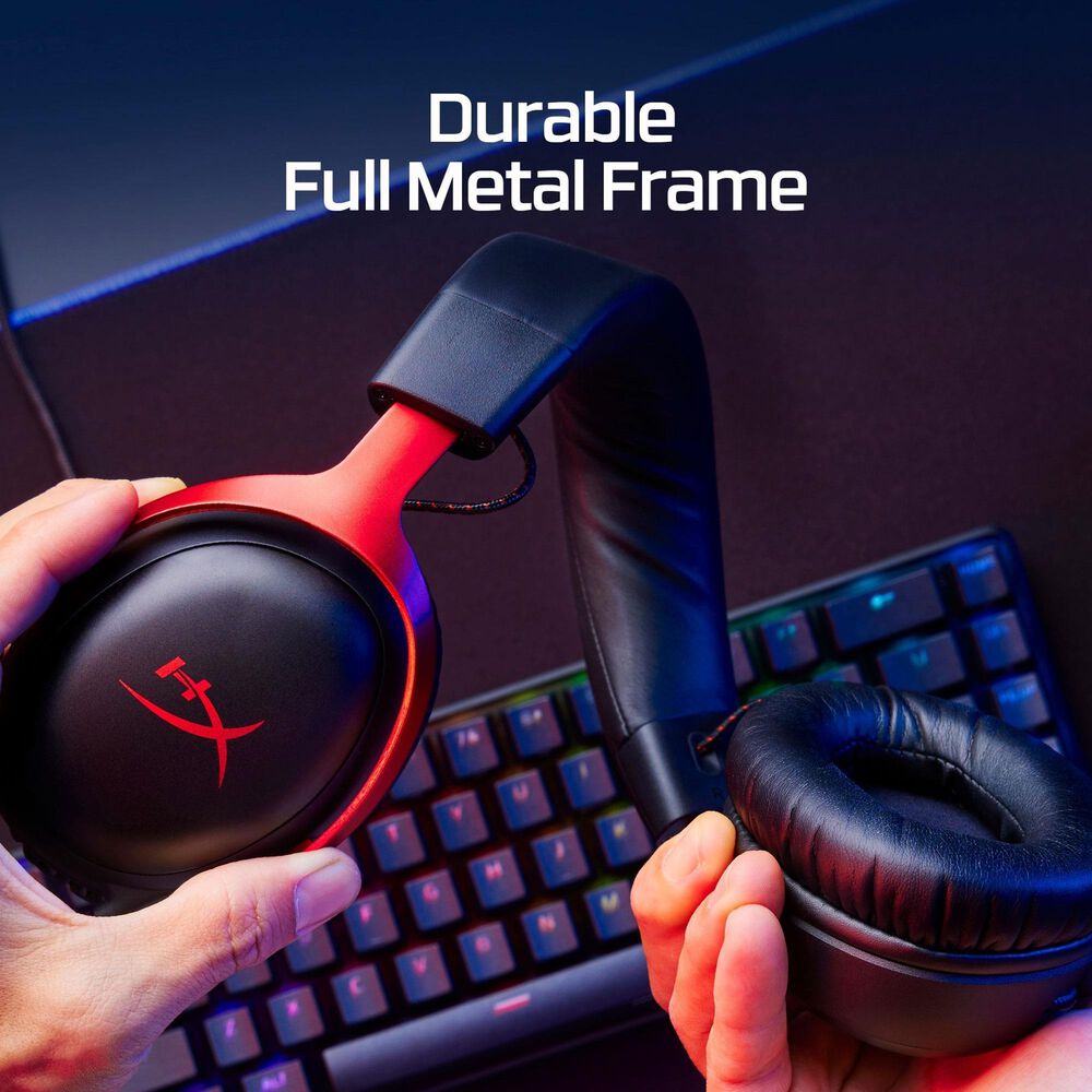 Hyperx HyperX Cloud III Gaming Headset in Black and Red, , large