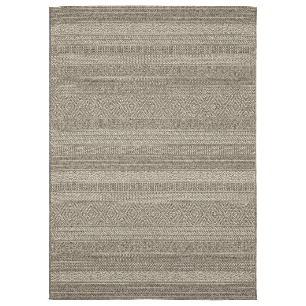 Oriental Weavers Caicos CA06A 3"3" x 5" Grey Area Rug, , large