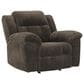 Ashley Frohn Manual Rocker Recliner in Chocolate, , large