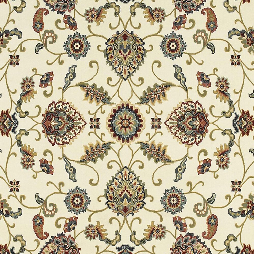 Oriental Weavers Kashan 9946W 3&#39;10&quot; x 5&#39;5&quot; Ivory Area Rug, , large