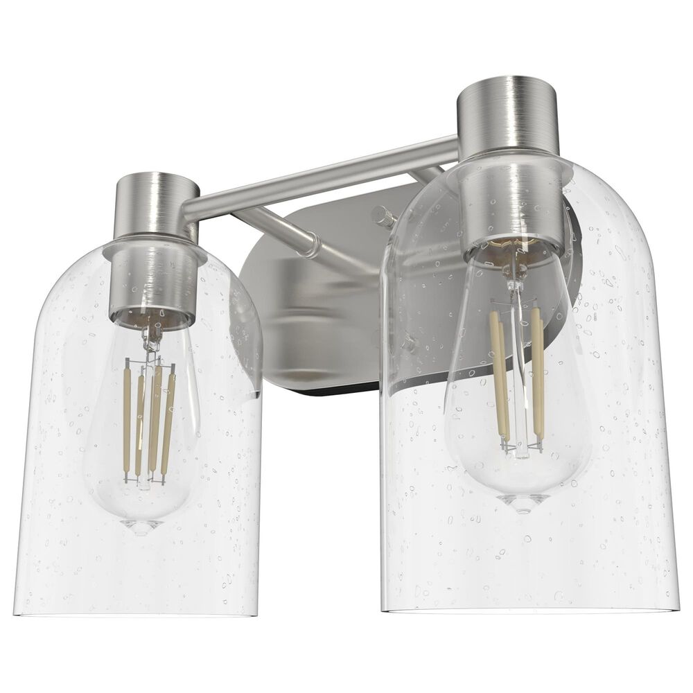 Hunter Lochmeade 2-Light Vanity in Brushed Nickel, , large