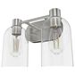Hunter Lochmeade 2-Light Vanity in Brushed Nickel, , large