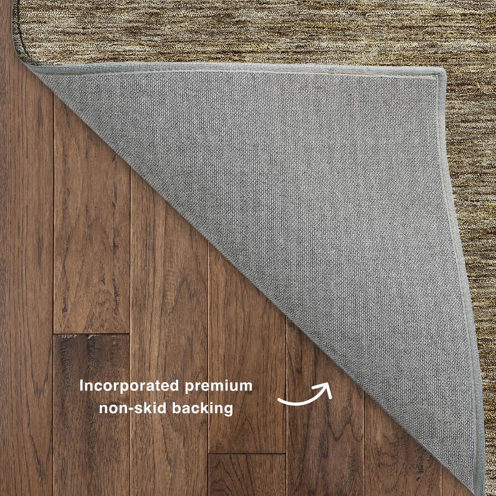 Dalyn Rug Company Soft Essentials Solid Brown 2'3" x 7'6" Indoor/Outdoor Runner, , large
