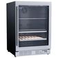 Elica 4.8 Cu. Ft. Glass Door Beverage Center with Door Alarms in Stainless Steel, , large