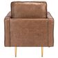 Safavieh Carlotta Accent Chair in Brown, , large