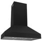 Thor Kitchen 36" Professional Wall Mount Pyramid Range Hood in Matte Black, , large