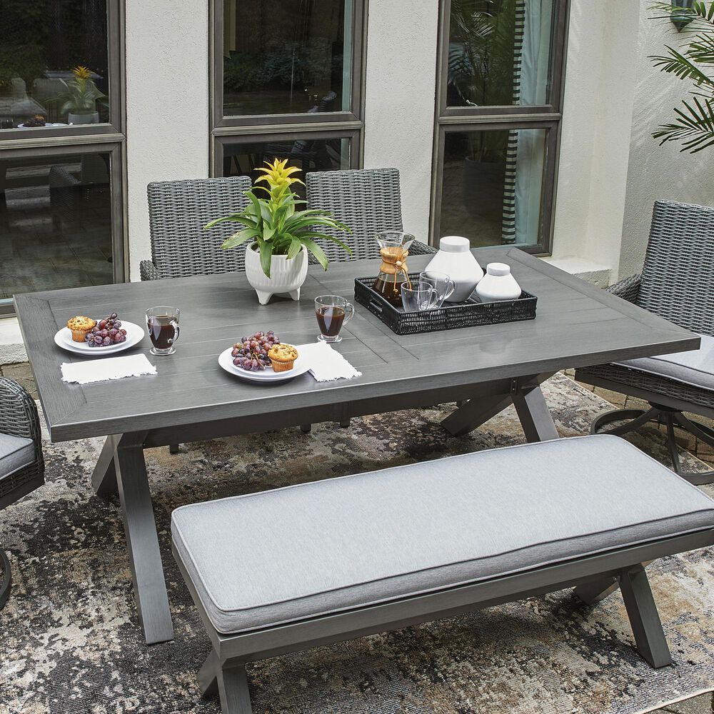 Ashley Elite Park Patio Dining Table in Powder Coated, , large