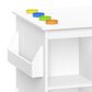 RiverRidge Home 3-Piece Kids Desk and Chair Set with Cubbies and Bookracks in White, , large