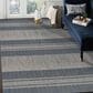 Amer Rugs Maryland 9" x 12" Blue and Ivory Area Rug, , large