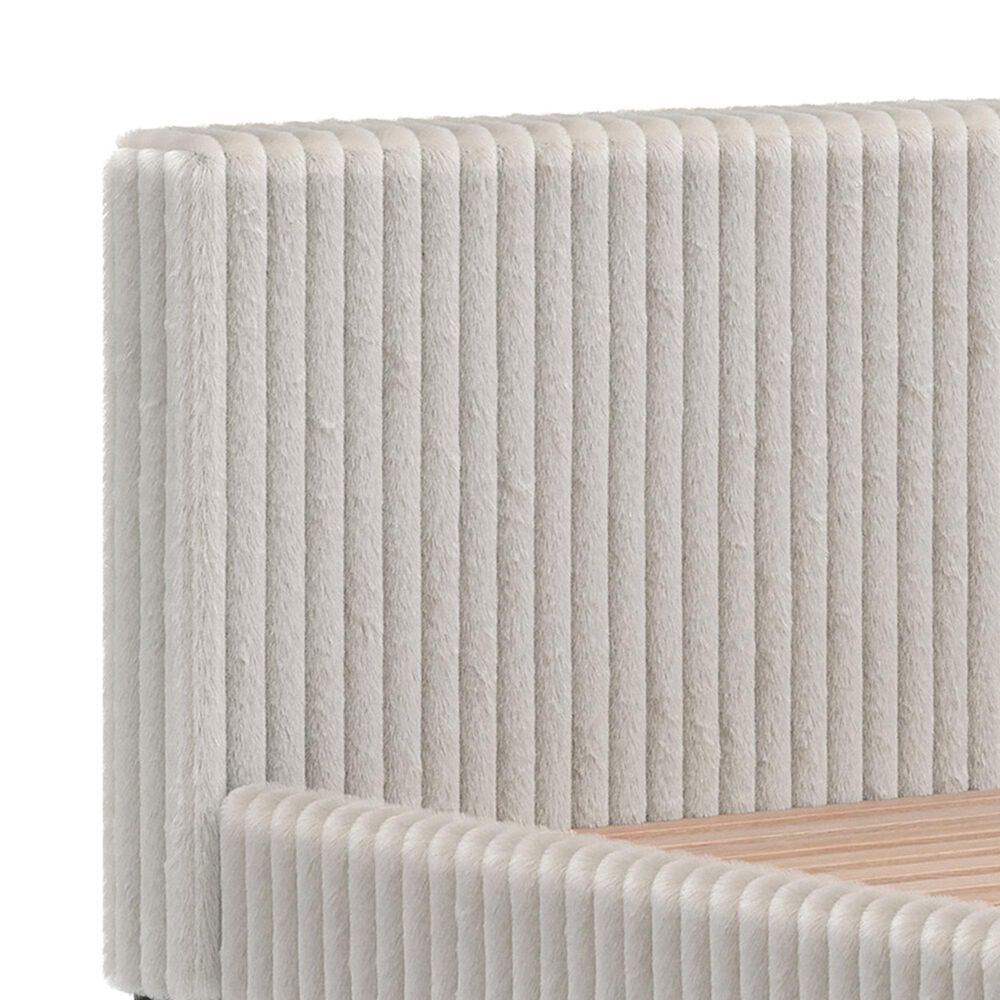 Ashley Zuraleus Queen Upholstered Platform Bed in Gray, , large