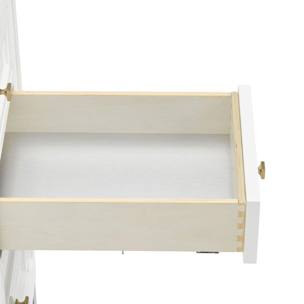 James Martin Vanities Chicago 60" Single Bathroom Vanity in Glossy White with 3 cm Eternal Jasmine Pearl Quartz Top, Rectangular Sink and FreePower Wireless Charger, , large