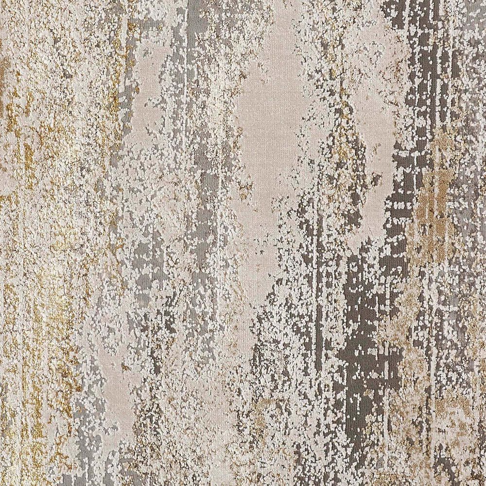 Feizy Aura 3735F 8&#39; x 10&#39; Gold and Gray Area Rug, , large