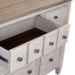 Belle Furnishings Heartland 4 Piece Queen Bedroom Set in Antique White, , large