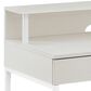 Valor Living Contempo Writing Desk with Shelf Hutch in White Oak and White, , large