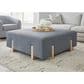 Kuka (Hk) Trade Co Lmt Motion Cocktail Ottoman in Marin Denim, , large