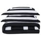 Pem America London Fog Raynes Hotel 5-Piece Queen Comforter Set in White and Black, , large