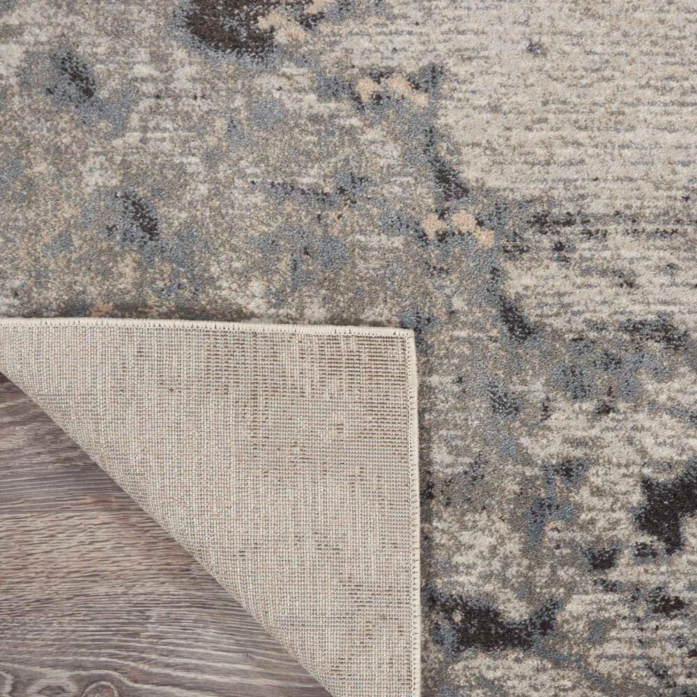 Nourison Maxell Grey 5&#39;3&quot; x 7&#39;3&quot; Area Rug, , large
