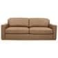 Leather Italia Mason Stationary Loveseat in Brown, , large