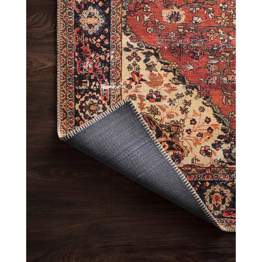 Loloi Loren LQ-07 2&#39;3&quot; x 3&#39;9&quot; Red and Navy Area Rug, , large