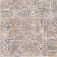 Surya Cardiff CDF-2310 Charcoal, Light Gray, Medium Gray, Camel and Blue 5"3" Round Area Rug, , large