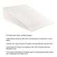 Timberlake Lavish Home Wedge Memory Foam Pillow in Ivory, , large