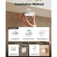 HOMLUX Motion Sensor Puck Light with Charging Station in White (Set of 6), , large