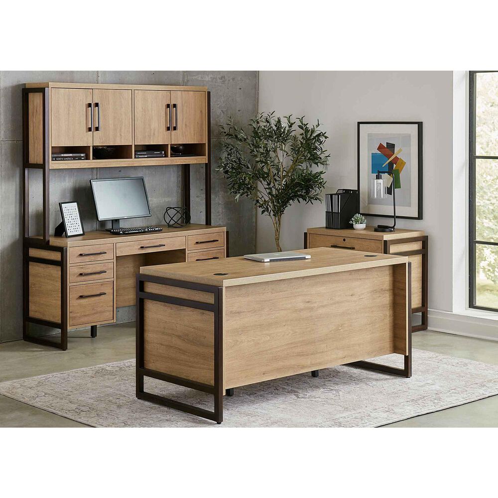 Wycliff Bay Mason Credenza with Hutch in Monarca and Black, , large