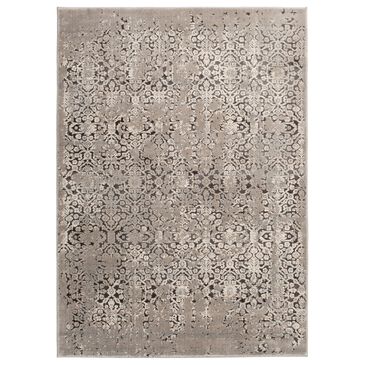 Central Oriental Clearwater Erozio 8" x 10" Brown and Cream Area Rug, , large