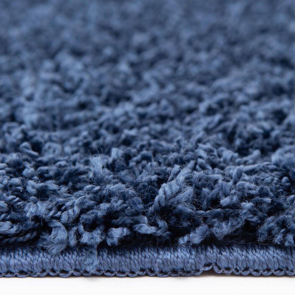 Central Oriental Geneva Shag 5&#39; x 7&#39; Sail Blue Area Rug, , large