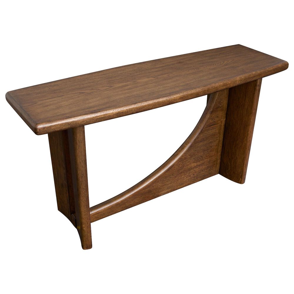 Nicolette Home Phoebe Rectangular Sofa Table in Sienna Brown, , large
