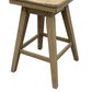 Hawthorne Furniture Solid Wood Slat Back Counter Stool in Natural, , large