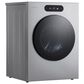 LG 5.8 Cu. Ft. Smart Front Load Washer and 9.0 Cu. Ft. Gas Dryer in Brushed Platinum Steel, , large