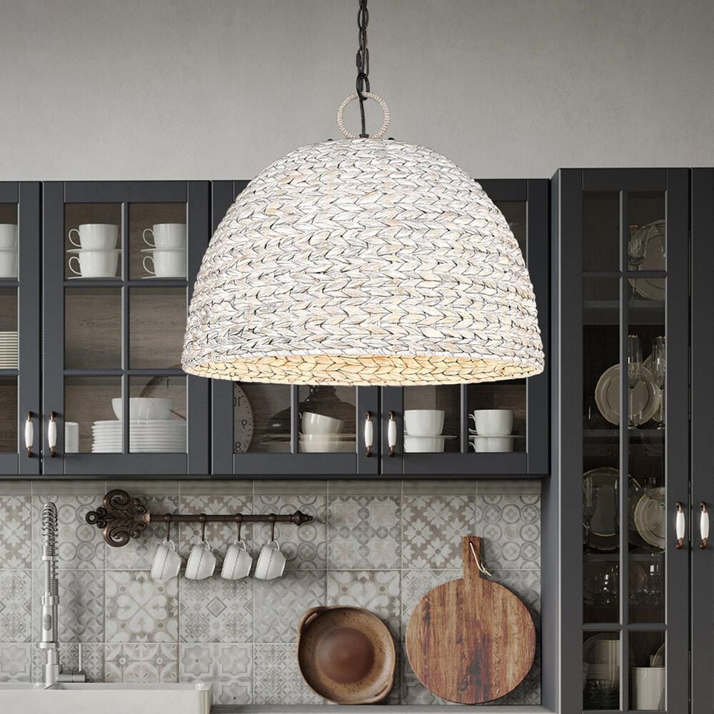Golden Lighting Rue 5-Light Pendant in Matte Black, , large