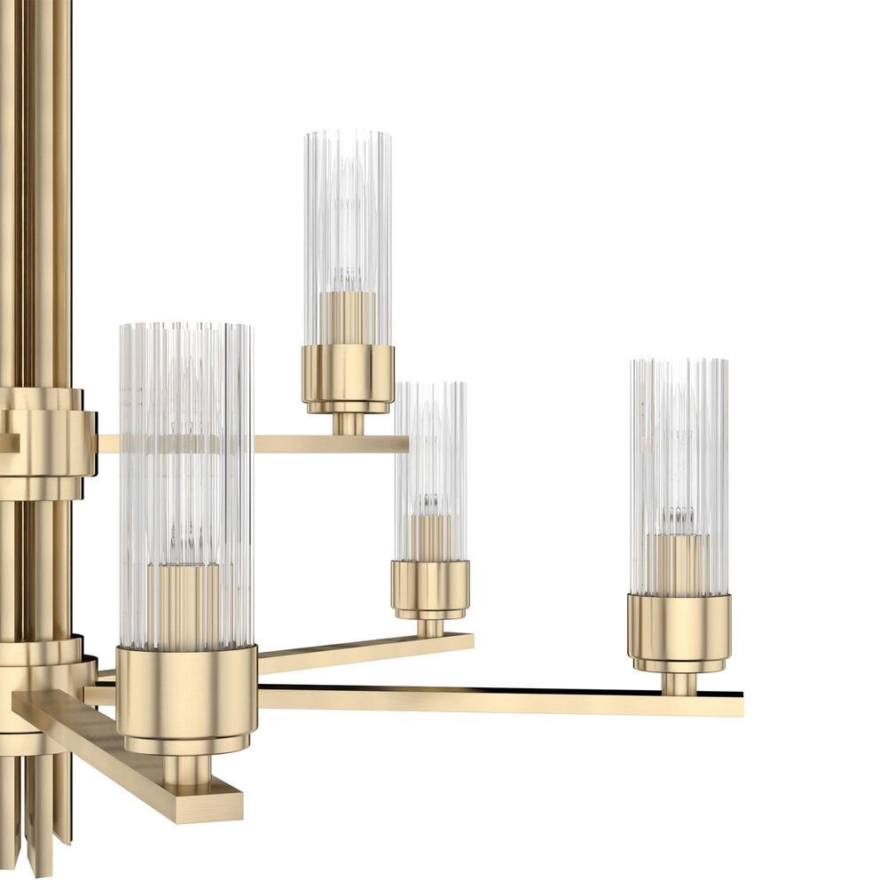 Hunter Gatz 9-Light Chandelier in Alturas Gold, , large