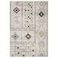Safavieh Adirondack ADR206F 4" x 6"" Light Grey and Aqua Area Rug, , large